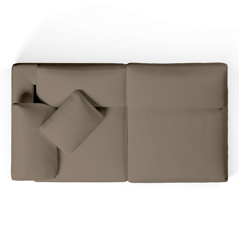 2 Seater Left Arm Sofa | Comfy Modular Sofa | Couch Haus