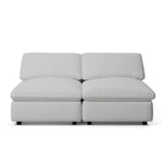 Cheap Modular Sofa | 2 Seater Armless Sofa | Couch Haus