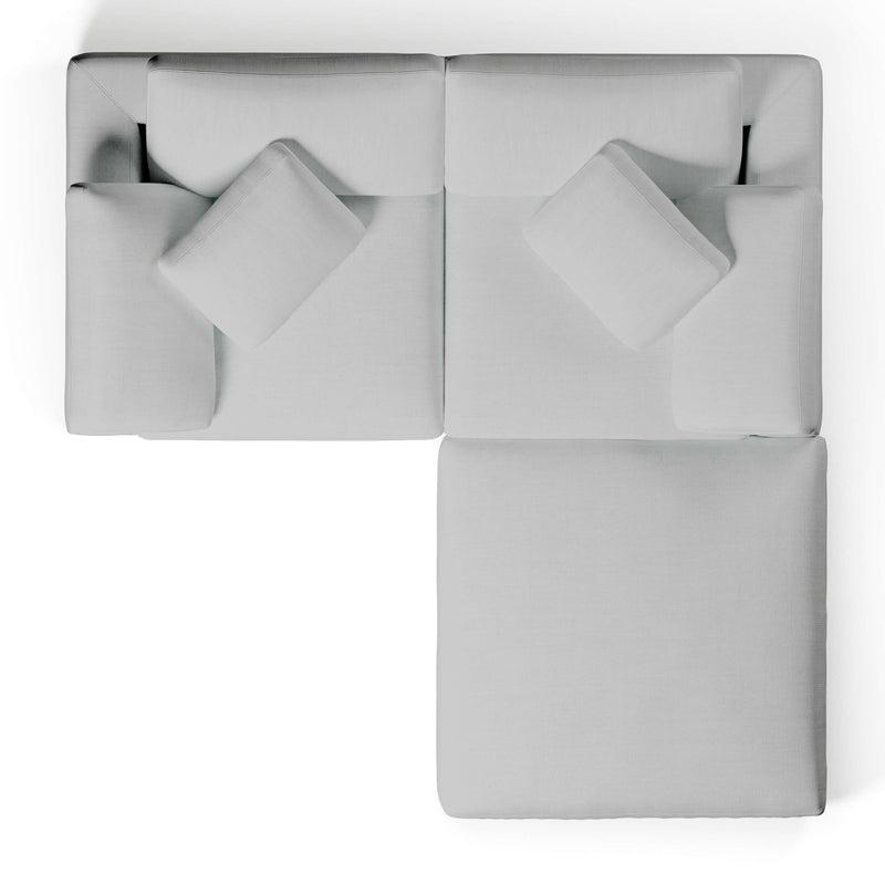 Modular Sofa with Ottoman | 2 Seater and Ottoman | Couch Haus