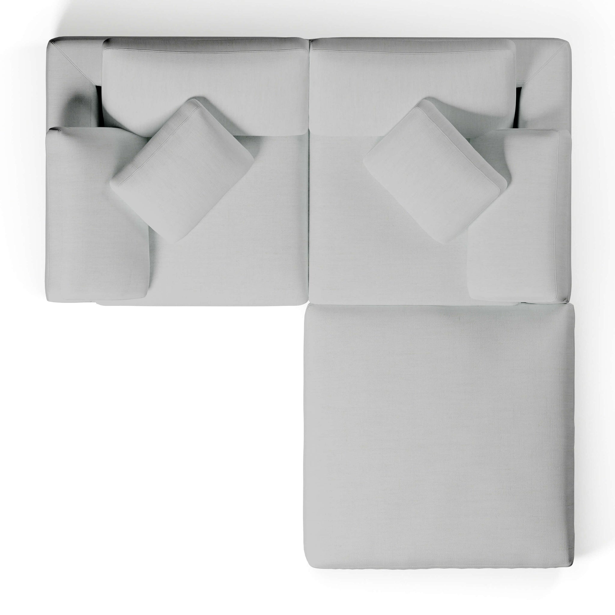 Modular Sofa with Ottoman | 2 Seater and Ottoman | Couch Haus