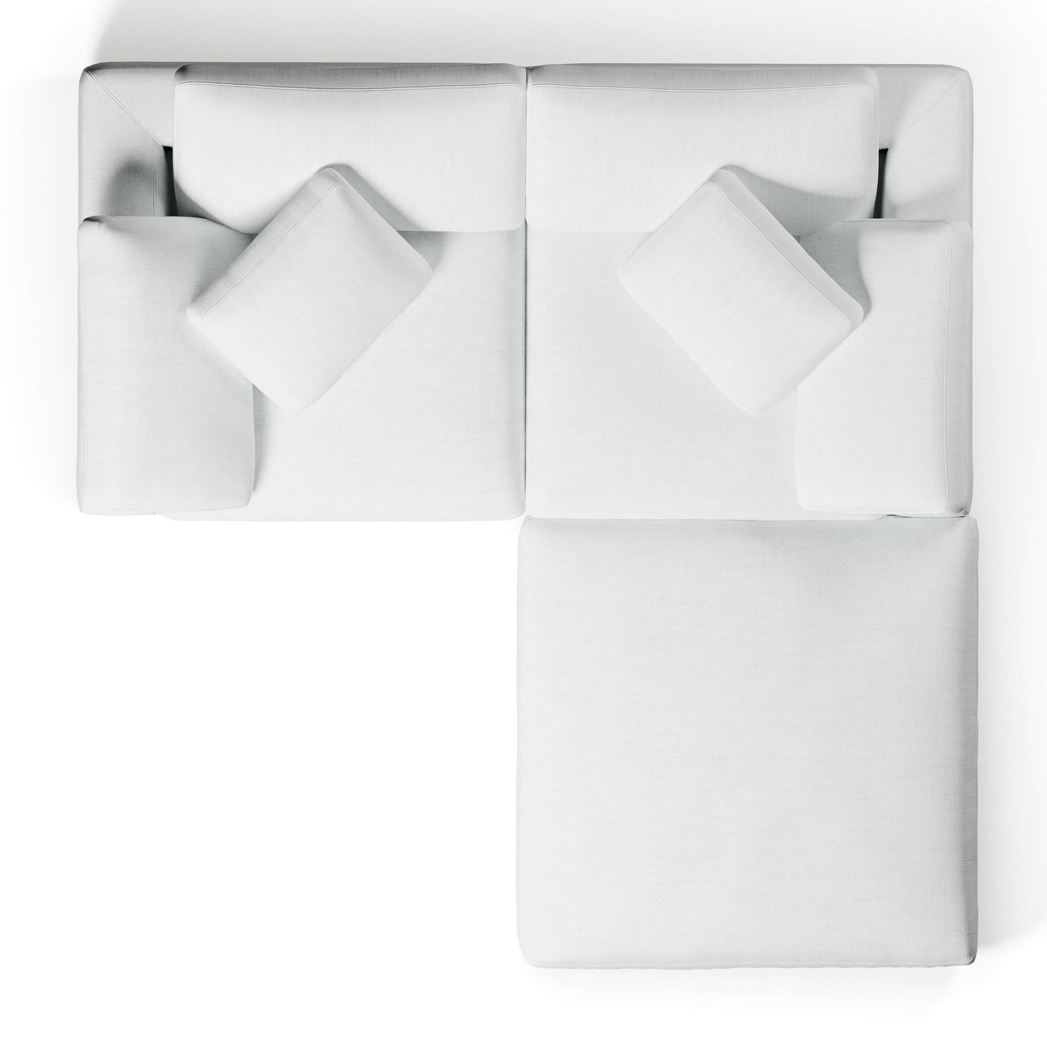 Modular Sofa with Ottoman | 2 Seater and Ottoman | Couch Haus