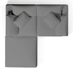 Comfy Modular Sofa - 2-Seater & Ottoman