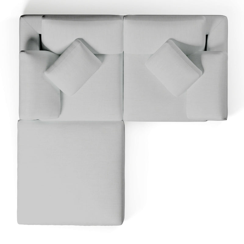 Modular Sofa with Ottoman | 2 Seater and Ottoman | Couch Haus