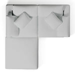 Modular Sofa with Ottoman | 2 Seater and Ottoman | Couch Haus