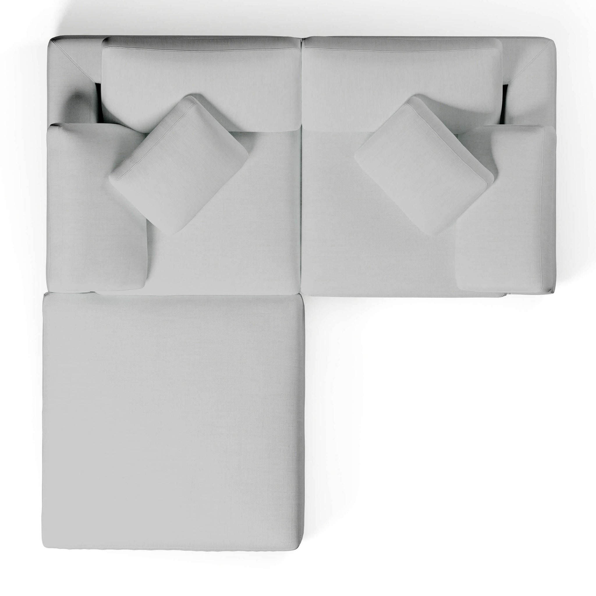 Modular Sofa with Ottoman | 2 Seater and Ottoman | Couch Haus