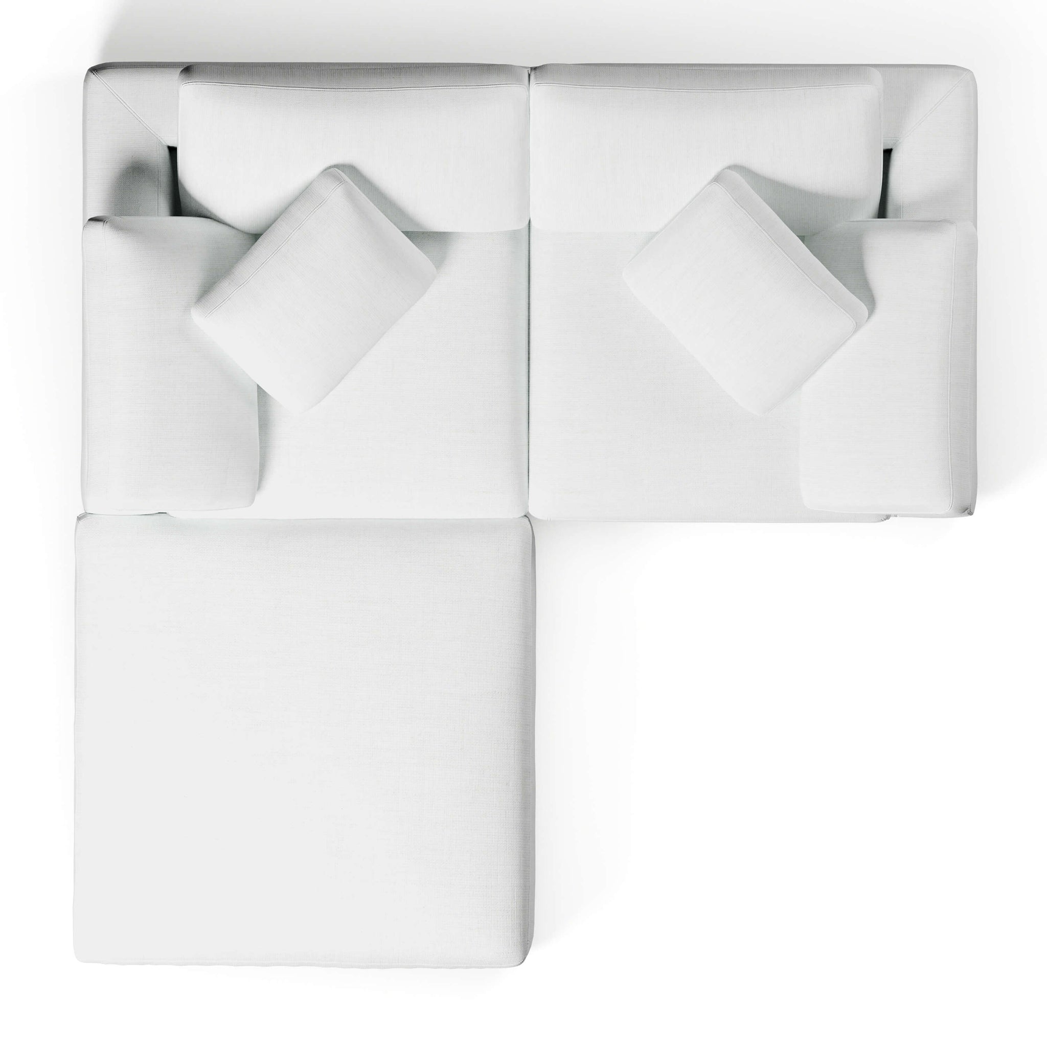 Modular Sofa with Ottoman | 2 Seater and Ottoman | Couch Haus