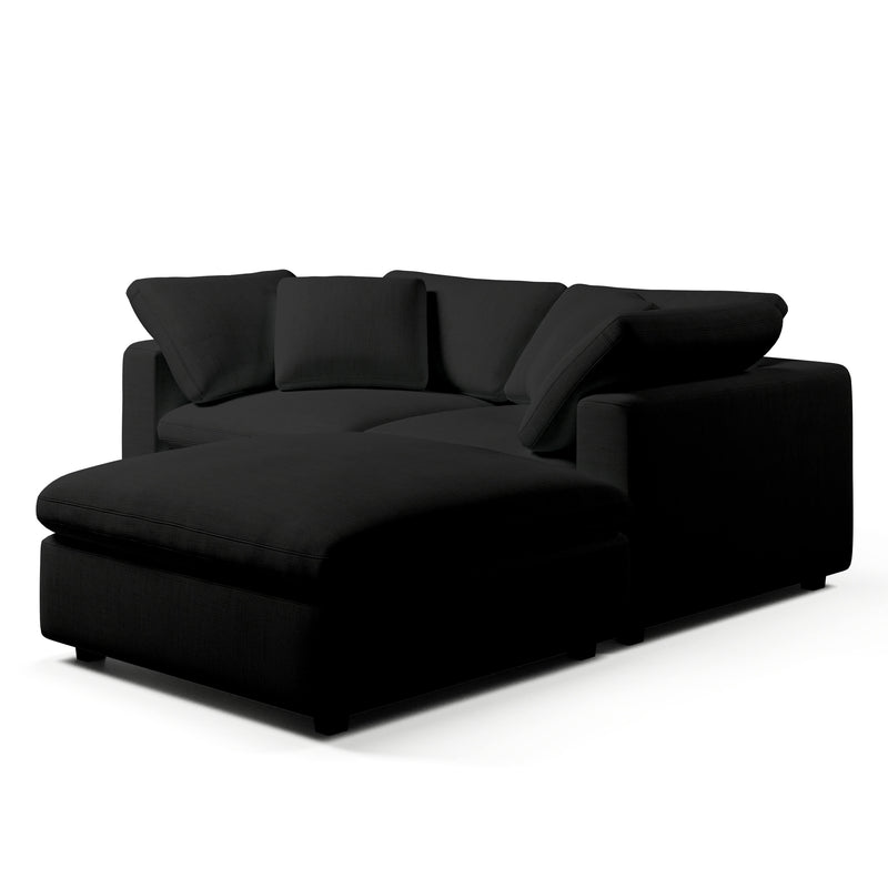 Comfy Modular Sofa - 2-Seater & Ottoman