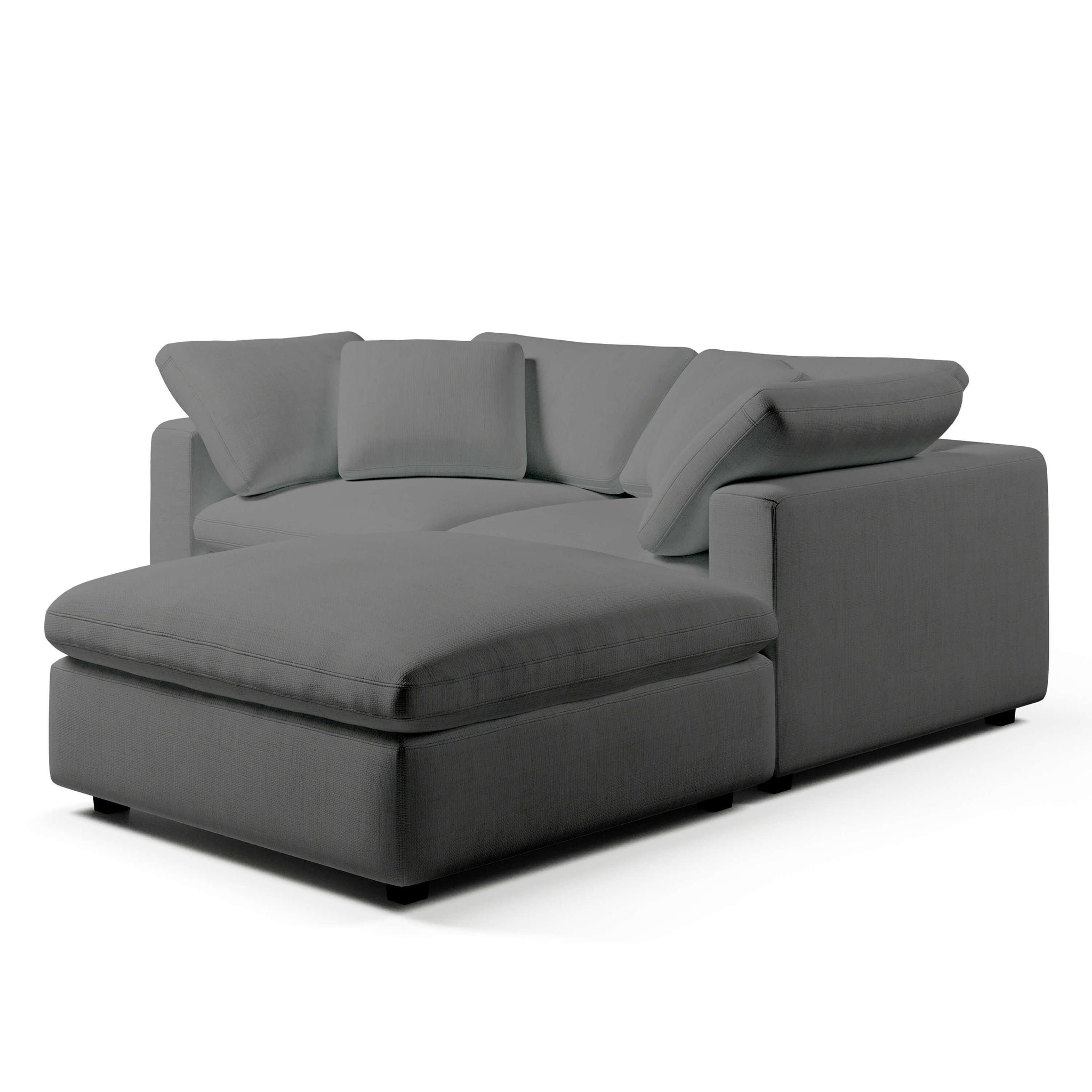 Modular Sofa with Ottoman | 2 Seater and Ottoman | Couch Haus