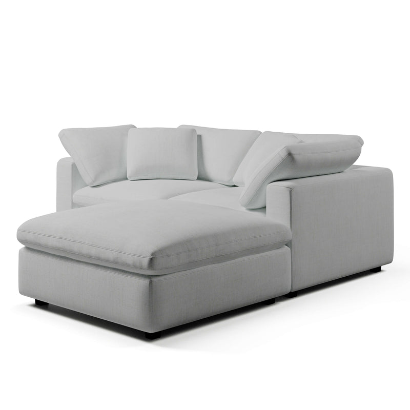 Modular Sofa with Ottoman | 2 Seater and Ottoman | Couch Haus