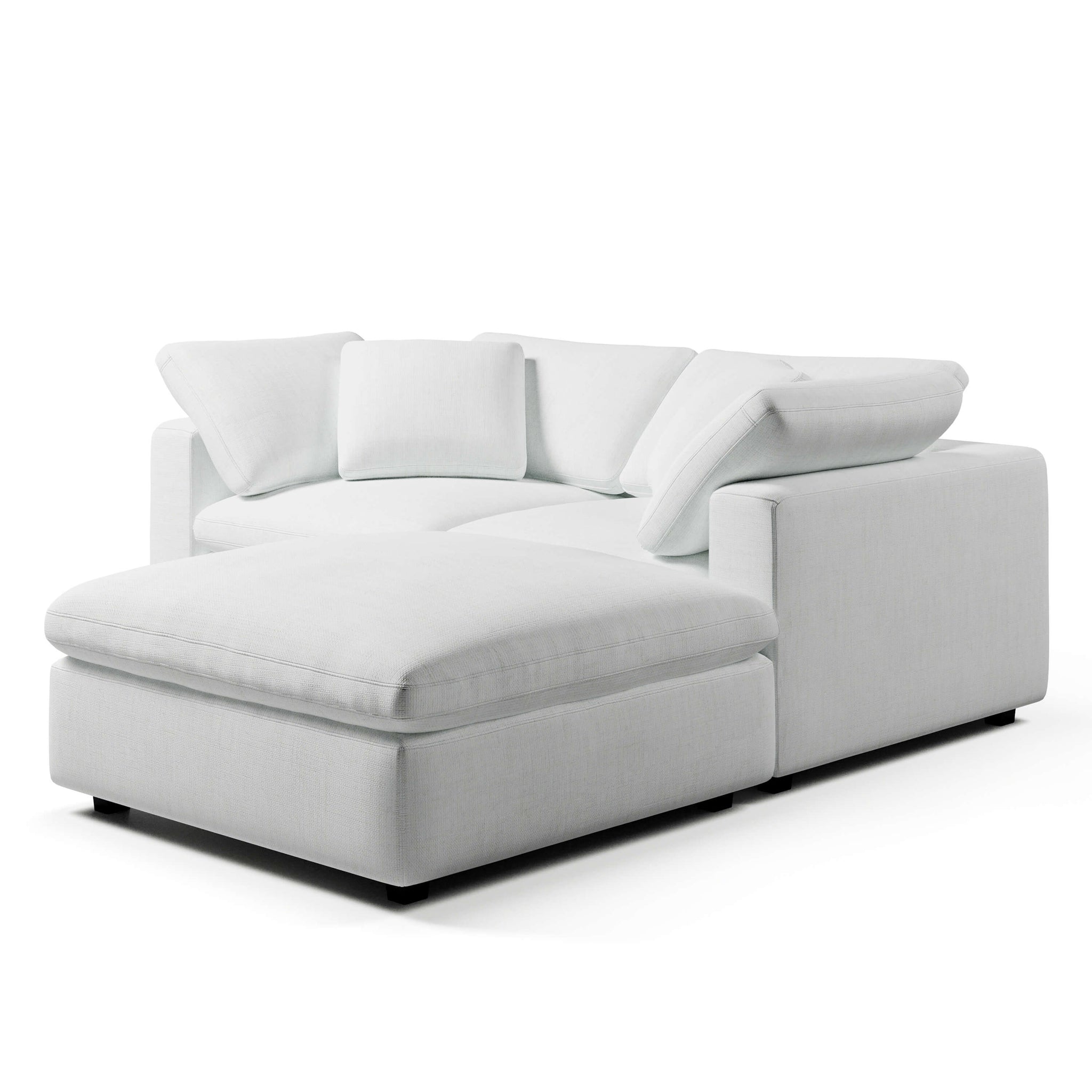 Modular Sofa with Ottoman | 2 Seater and Ottoman | Couch Haus