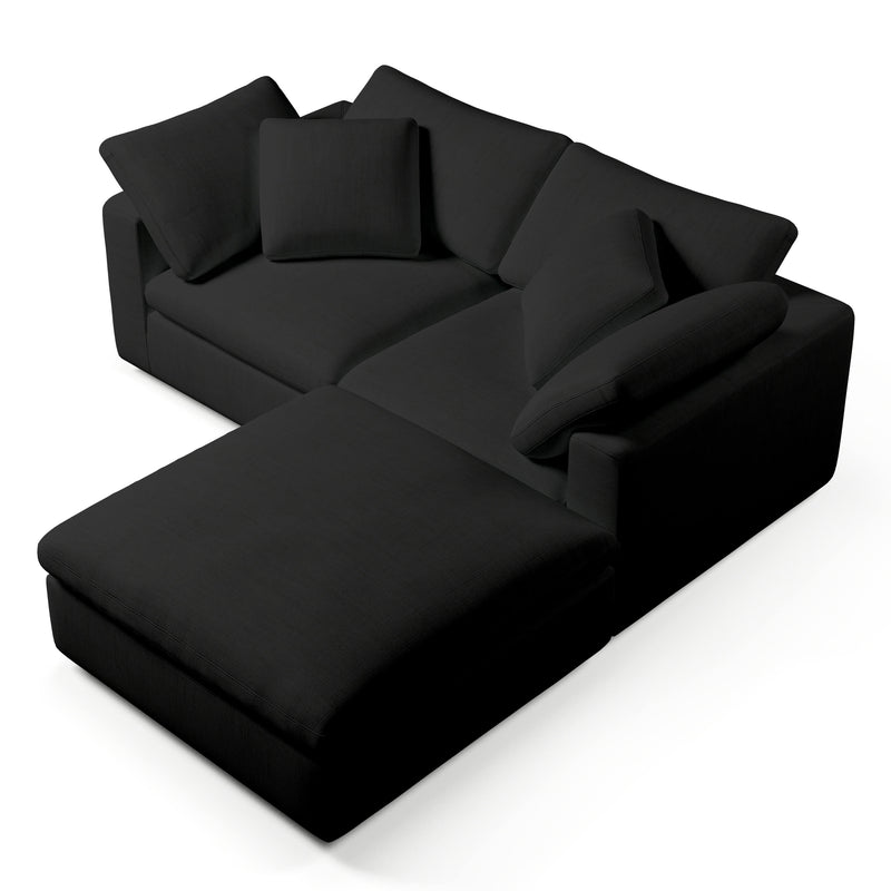 Comfy Modular Sofa - 2-Seater & Ottoman