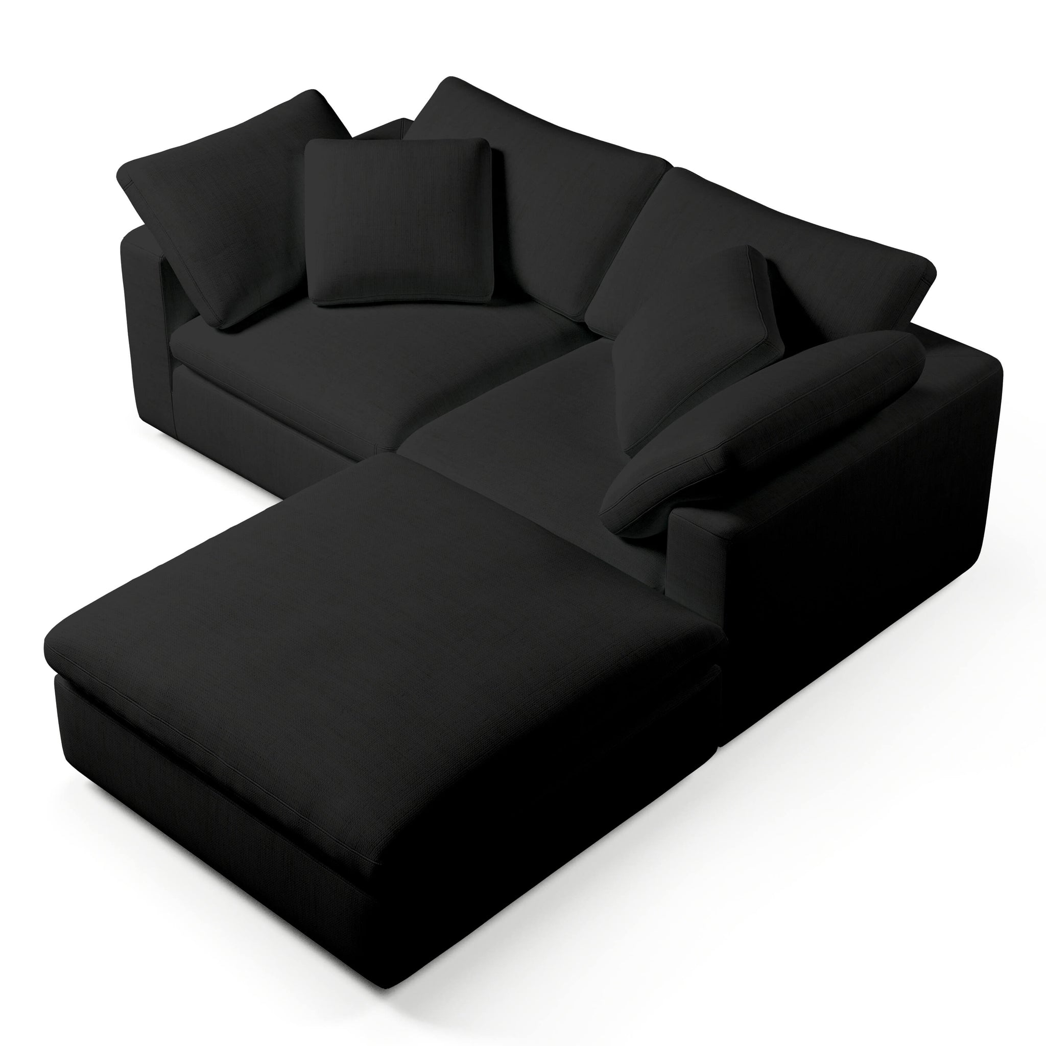 Comfy Modular Sofa - 2-Seater & Ottoman