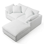Modular Sofa with Ottoman | 2 Seater and Ottoman | Couch Haus