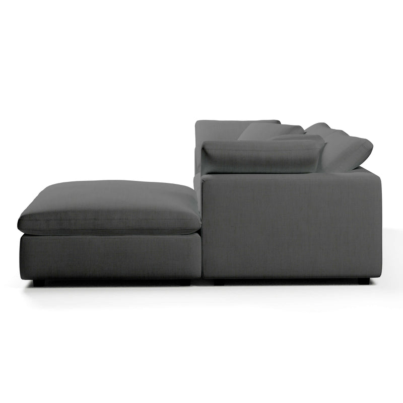 Comfy Modular Sofa - 2-Seater & Ottoman