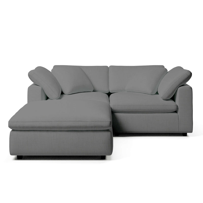 Modular Sofa with Ottoman | 2 Seater and Ottoman | Couch Haus