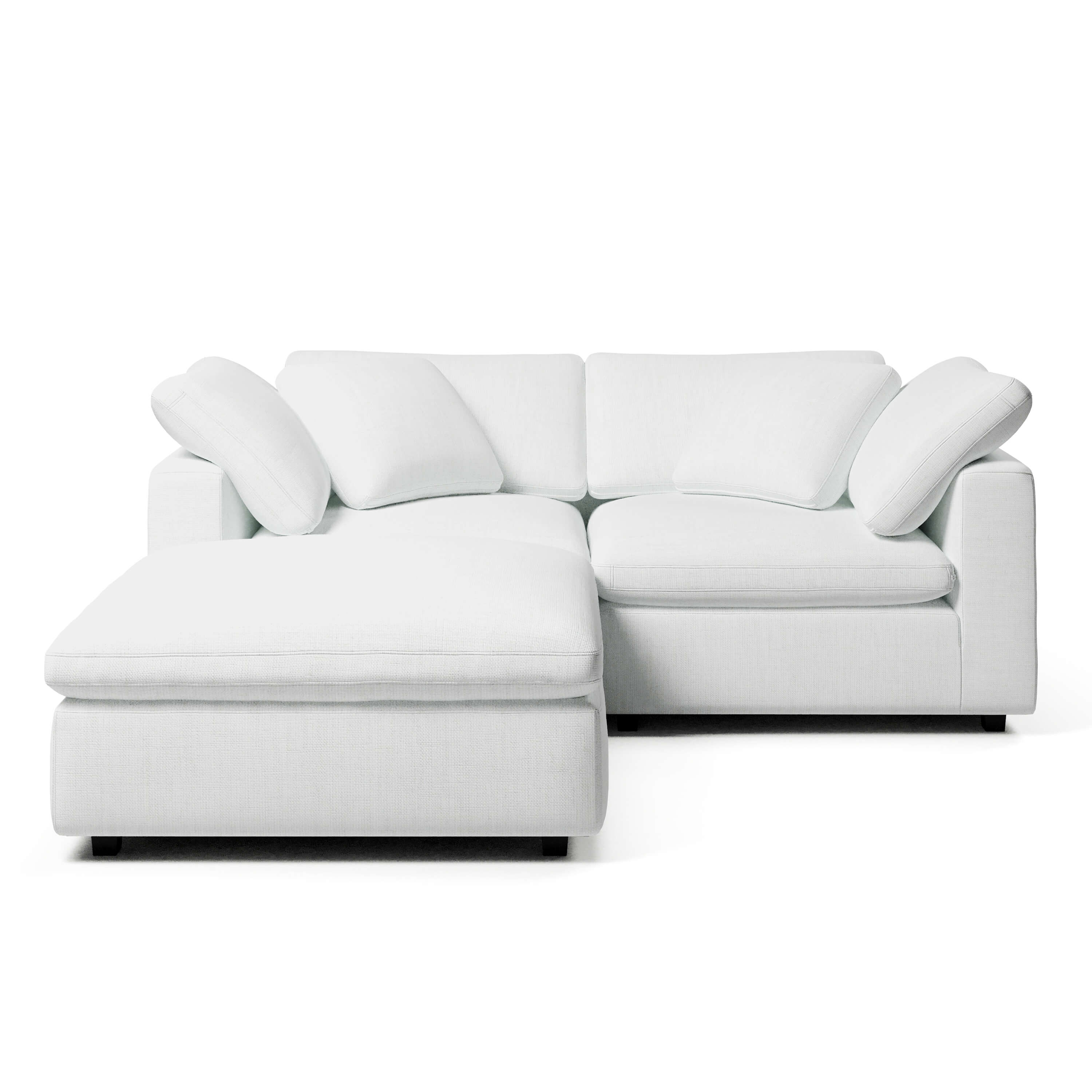 Comfy Modular Sofa - 2-Seater & Ottoman