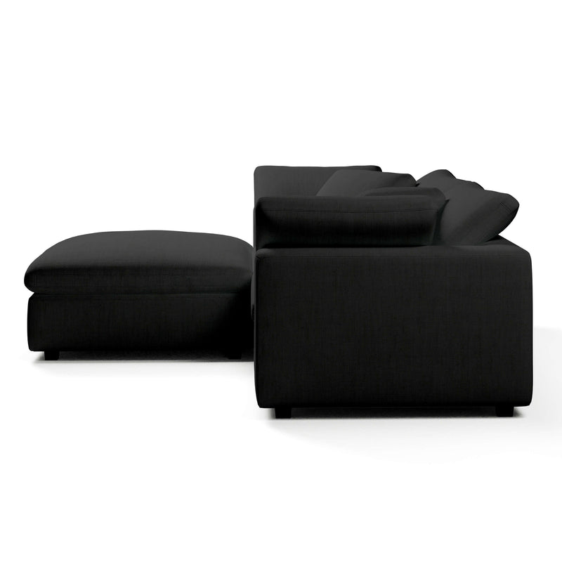 Comfy Modular Sofa - 2-Seater & Ottoman