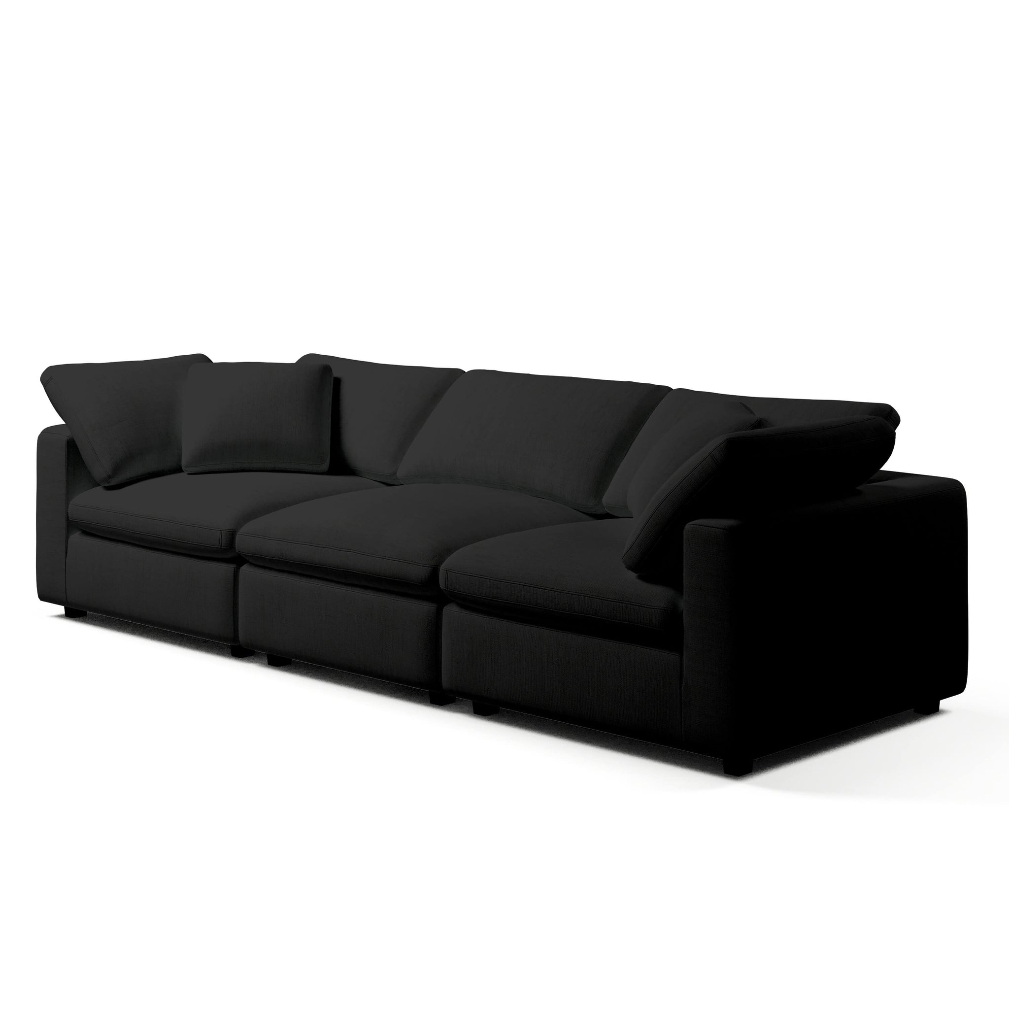 3 Seater White Sofa | Comfy Modular Sofa | Couch Haus