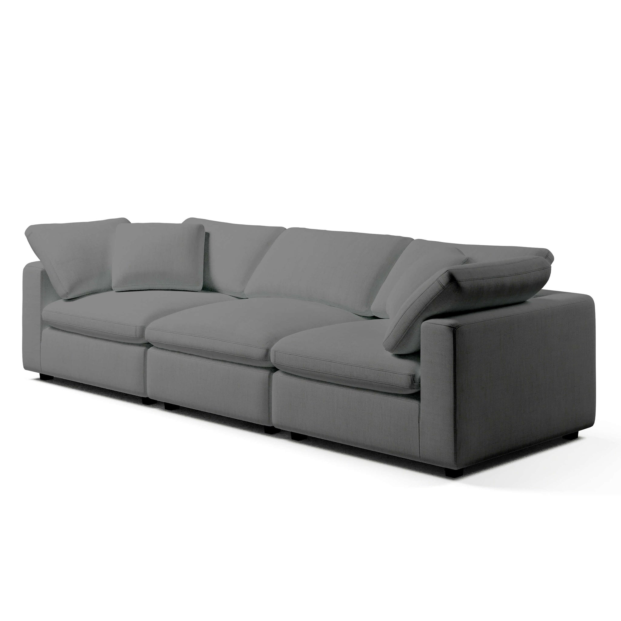 3 Seater White Sofa | Comfy Modular Sofa | Couch Haus