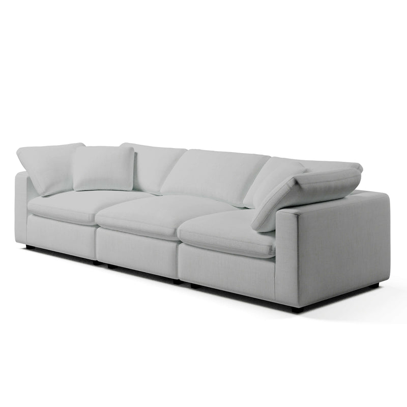 3 Seater White Sofa | Comfy Modular Sofa | Couch Haus