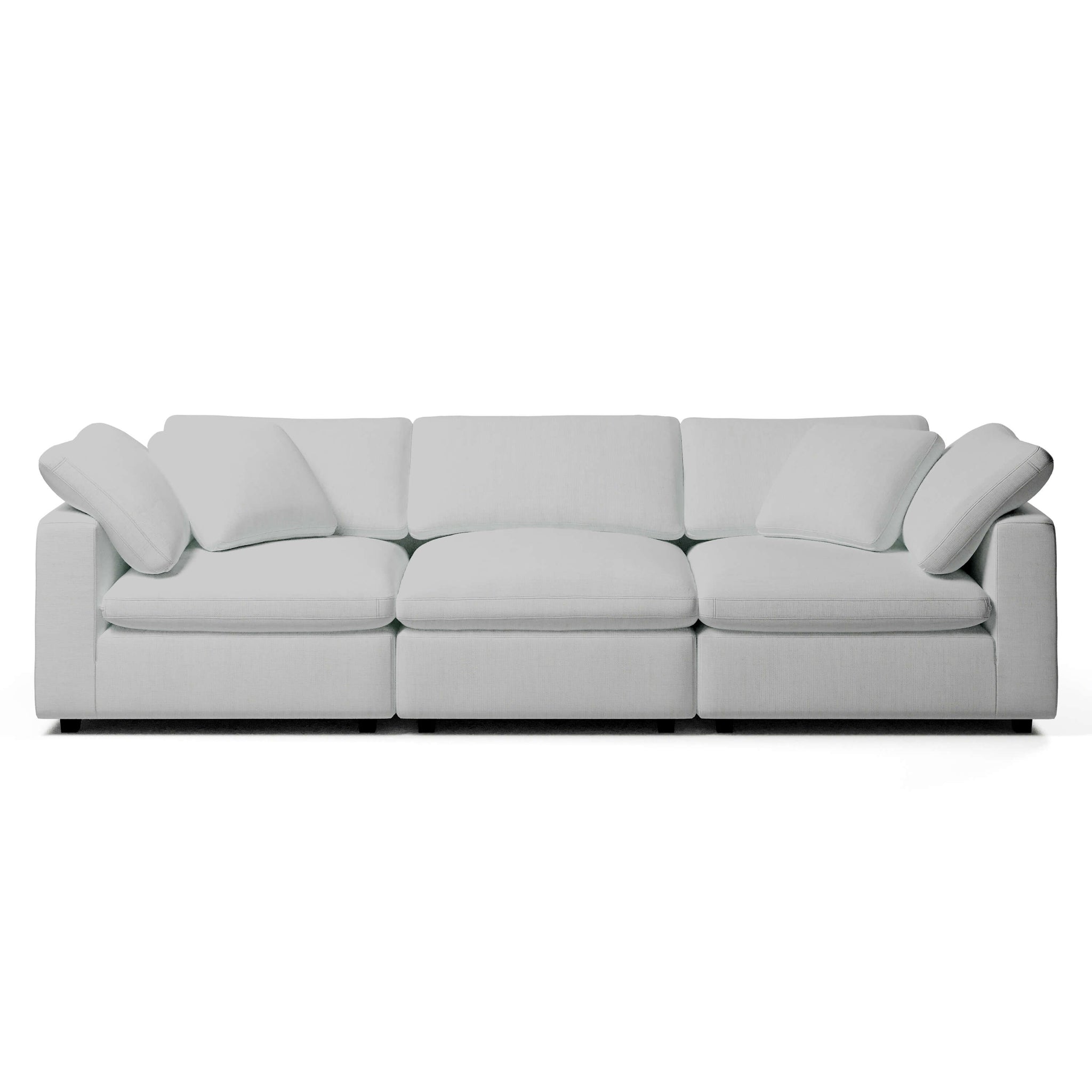3 Seater White Sofa | Comfy Modular Sofa | Couch Haus