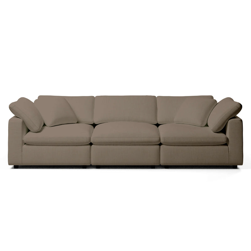 3 Seater White Sofa | Comfy Modular Sofa | Couch Haus