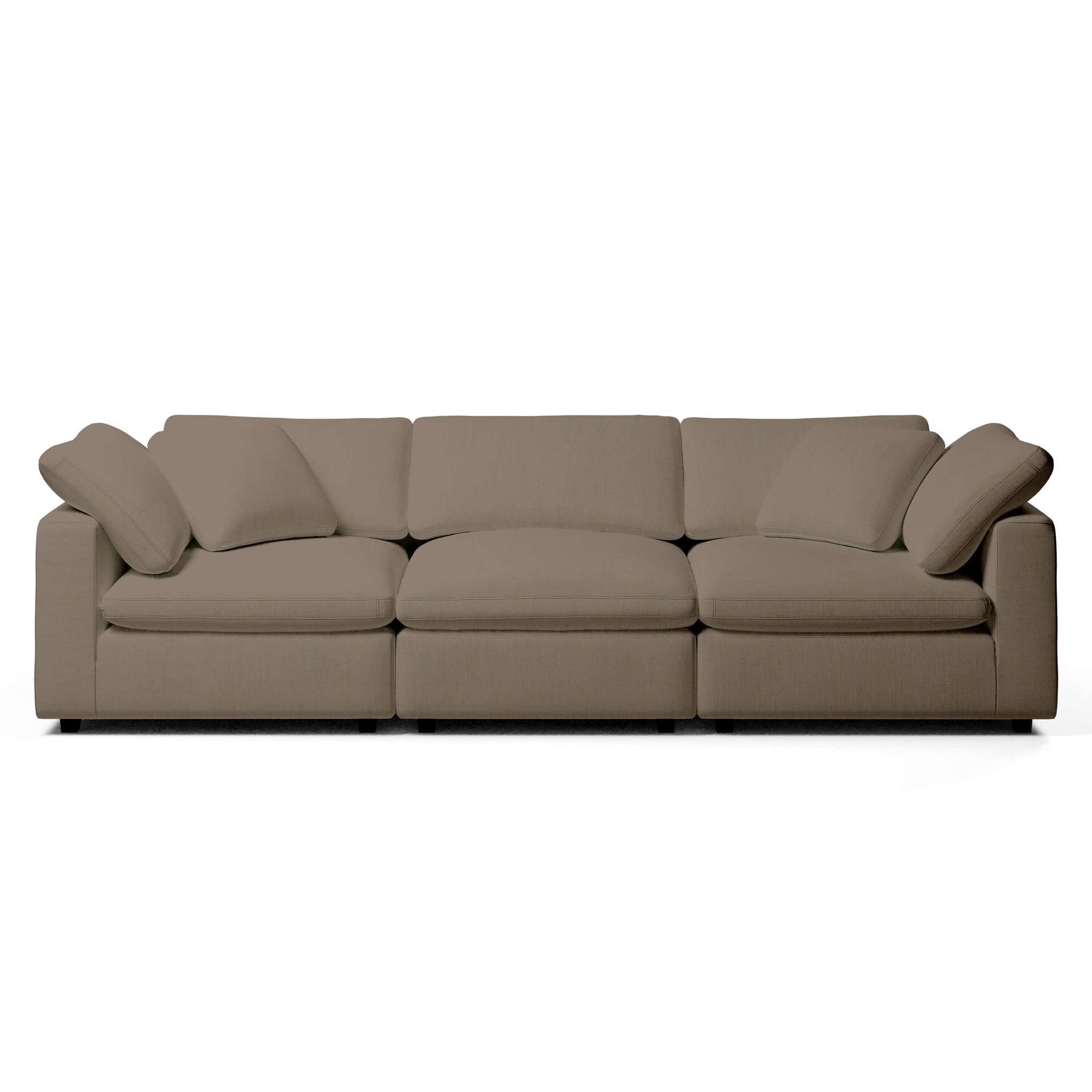 3 Seater White Sofa | Comfy Modular Sofa | Couch Haus