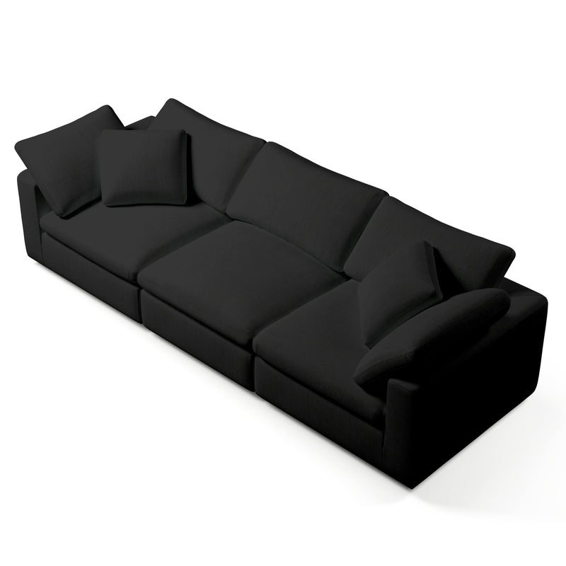 3 Seater White Sofa | Comfy Modular Sofa | Couch Haus