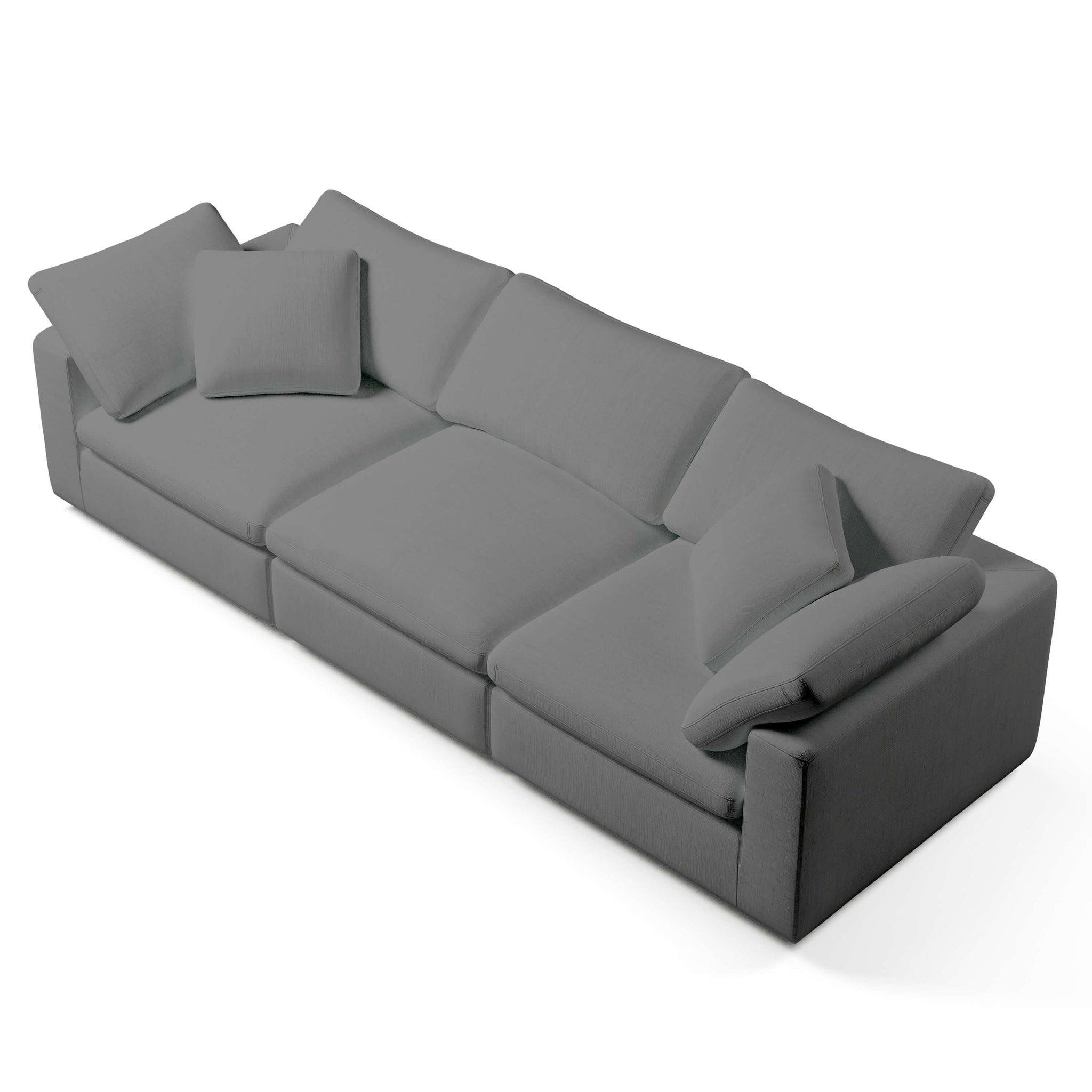 3 Seater White Sofa | Comfy Modular Sofa | Couch Haus