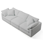 3 Seater White Sofa | Comfy Modular Sofa | Couch Haus