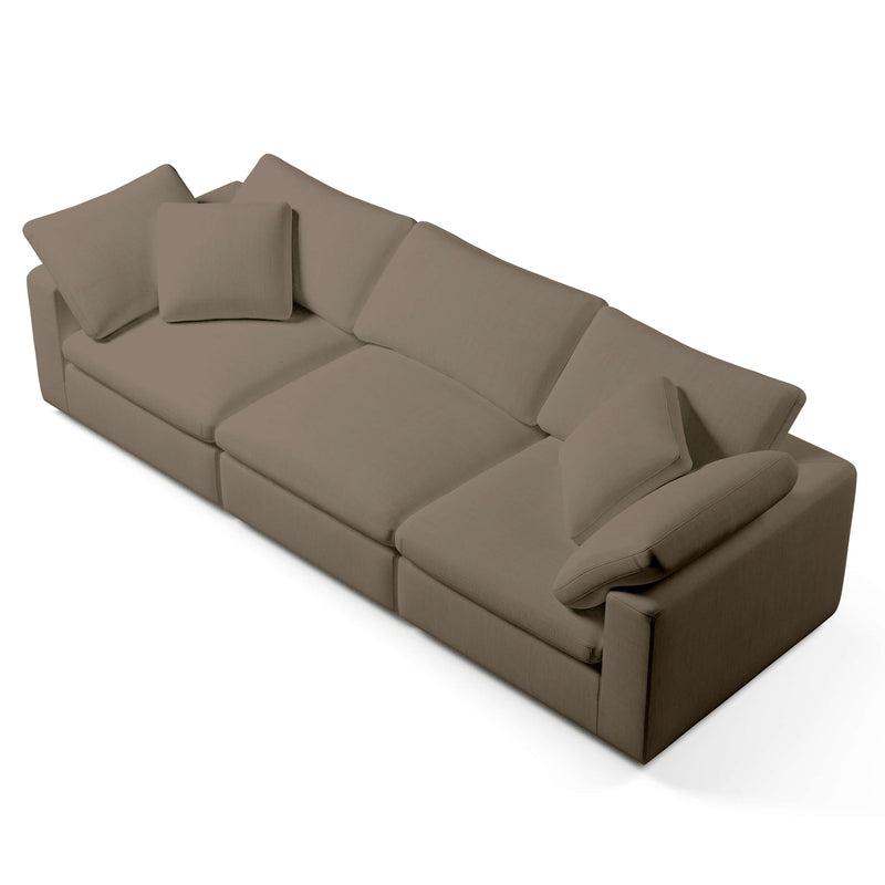 3 Seater White Sofa | Comfy Modular Sofa | Couch Haus