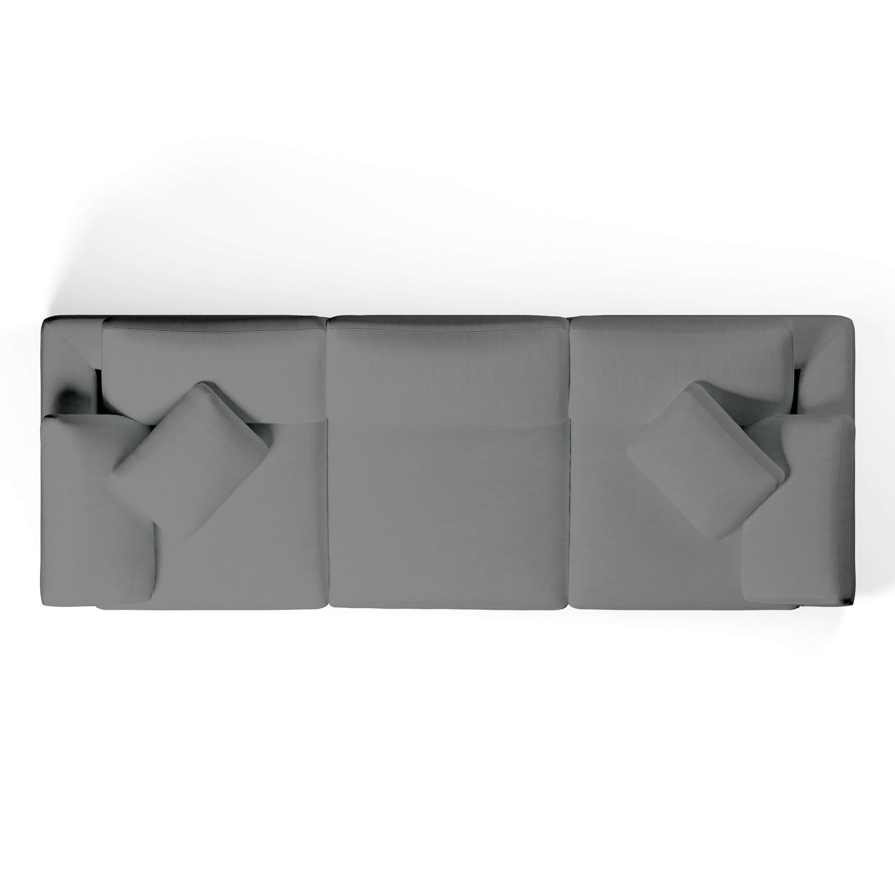 3 Seater White Sofa | Comfy Modular Sofa | Couch Haus