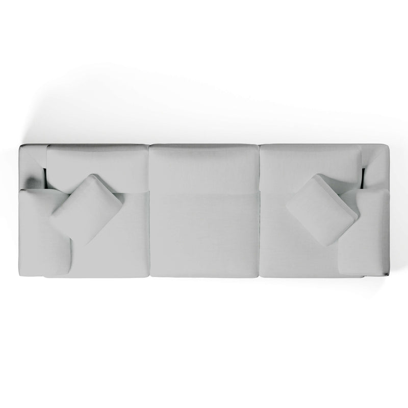 3 Seater White Sofa | Comfy Modular Sofa | Couch Haus