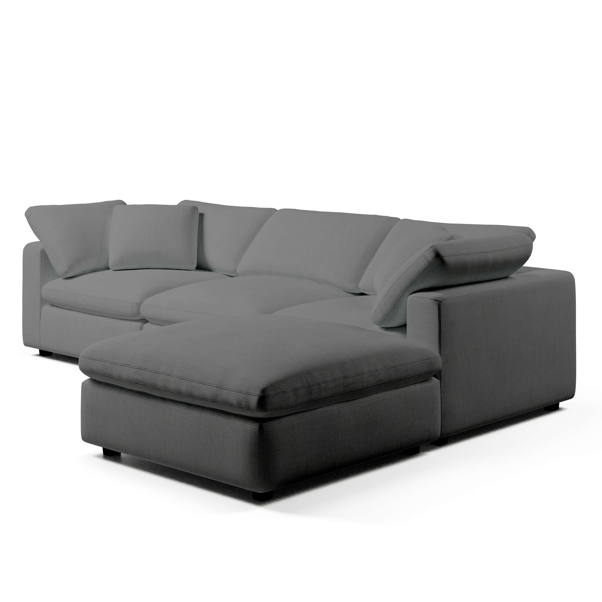 Comfy Modular Sofa - 3-Seater & Ottoman