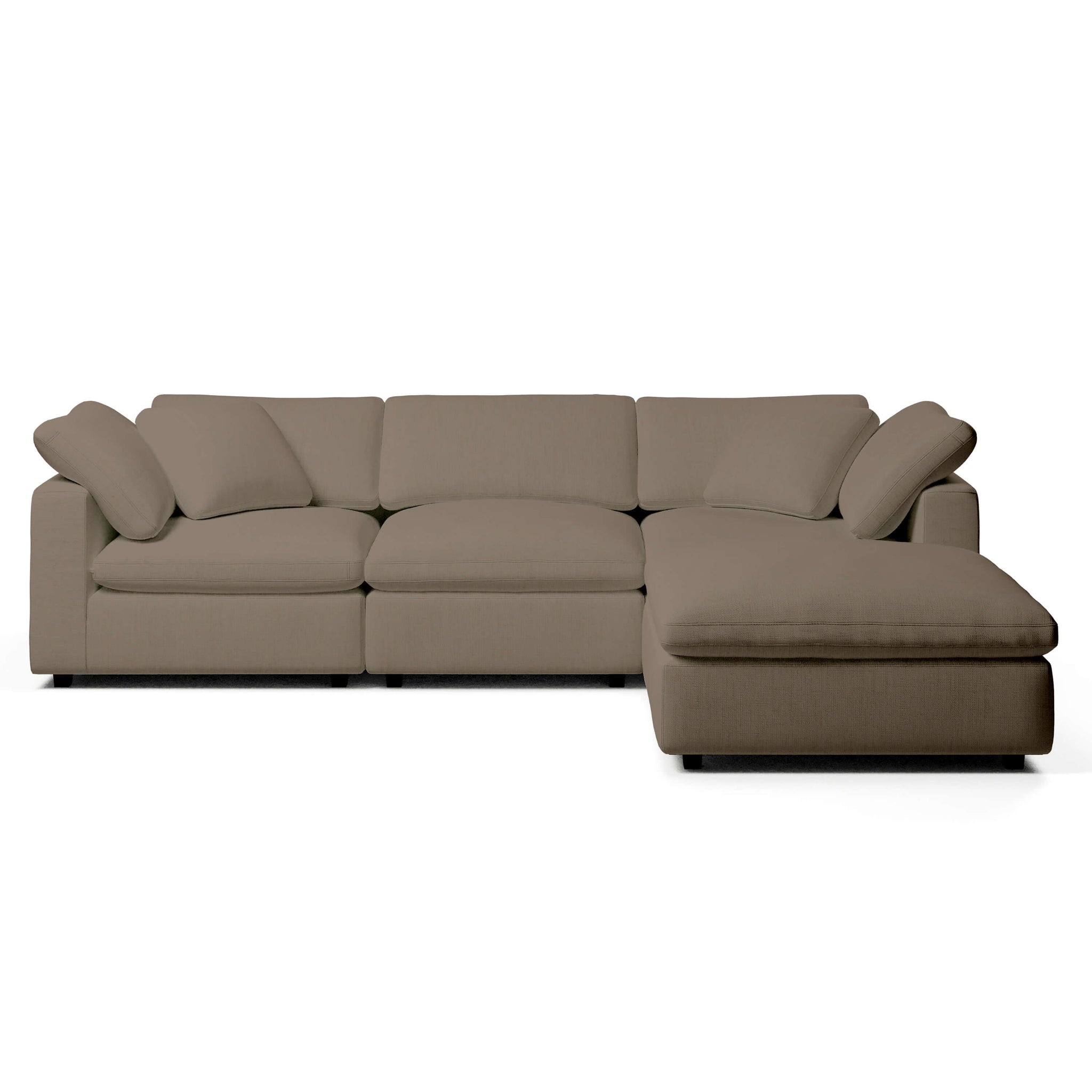 Comfy Modular Sofa - 3-Seater & Ottoman