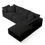 Comfy Modular Sofa - 3-Seater & Ottoman