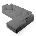 Comfy Modular Sofa - 3-Seater & Ottoman