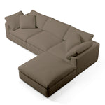 Comfy Modular Sofa - 3-Seater & Ottoman