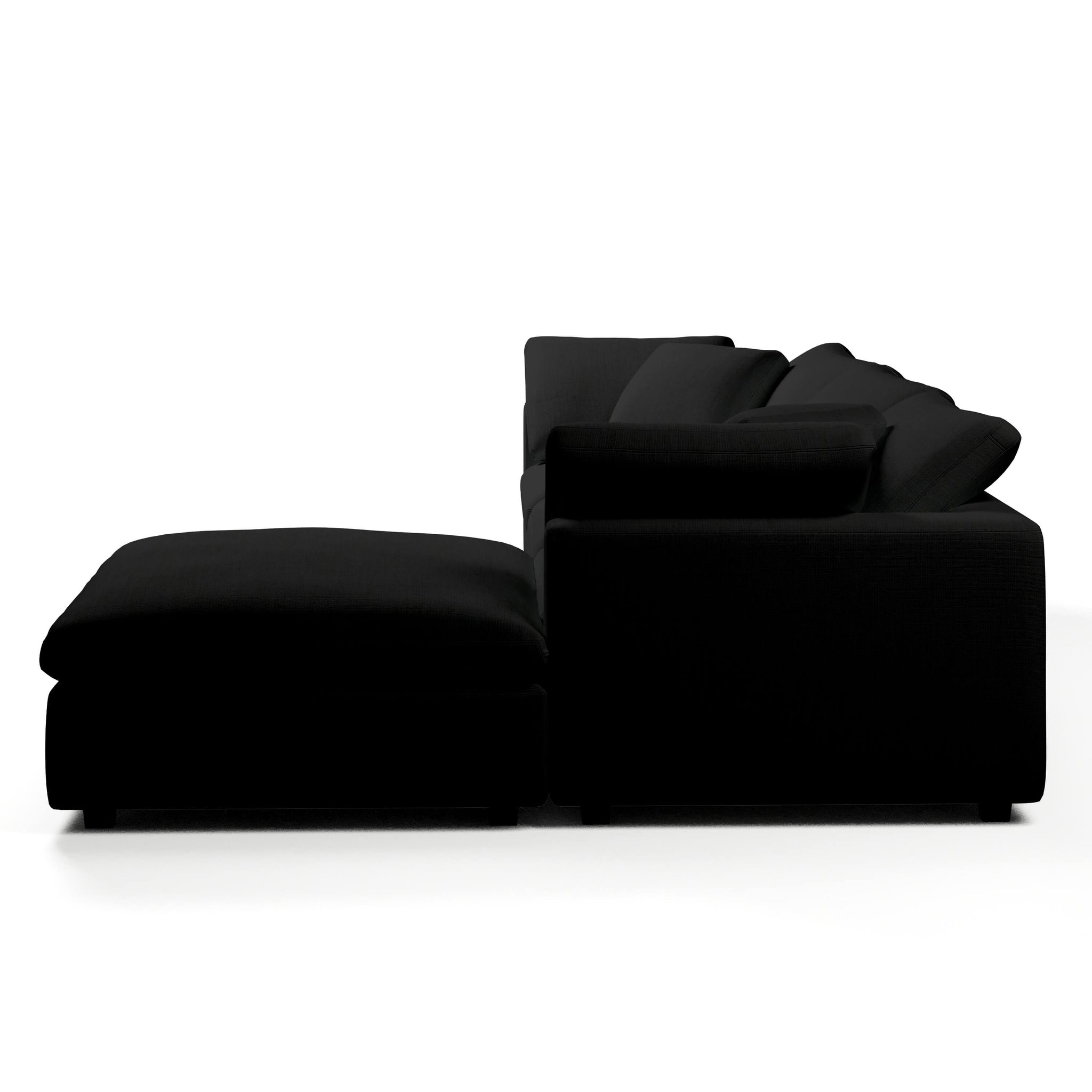 Comfy Modular Sofa - 3-Seater & Ottoman