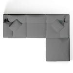 Comfy Modular Sofa - 3-Seater & Ottoman