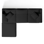 Comfy Modular Sofa - 3-Seater & Ottoman