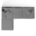 Comfy Modular Sofa - 3-Seater & Ottoman