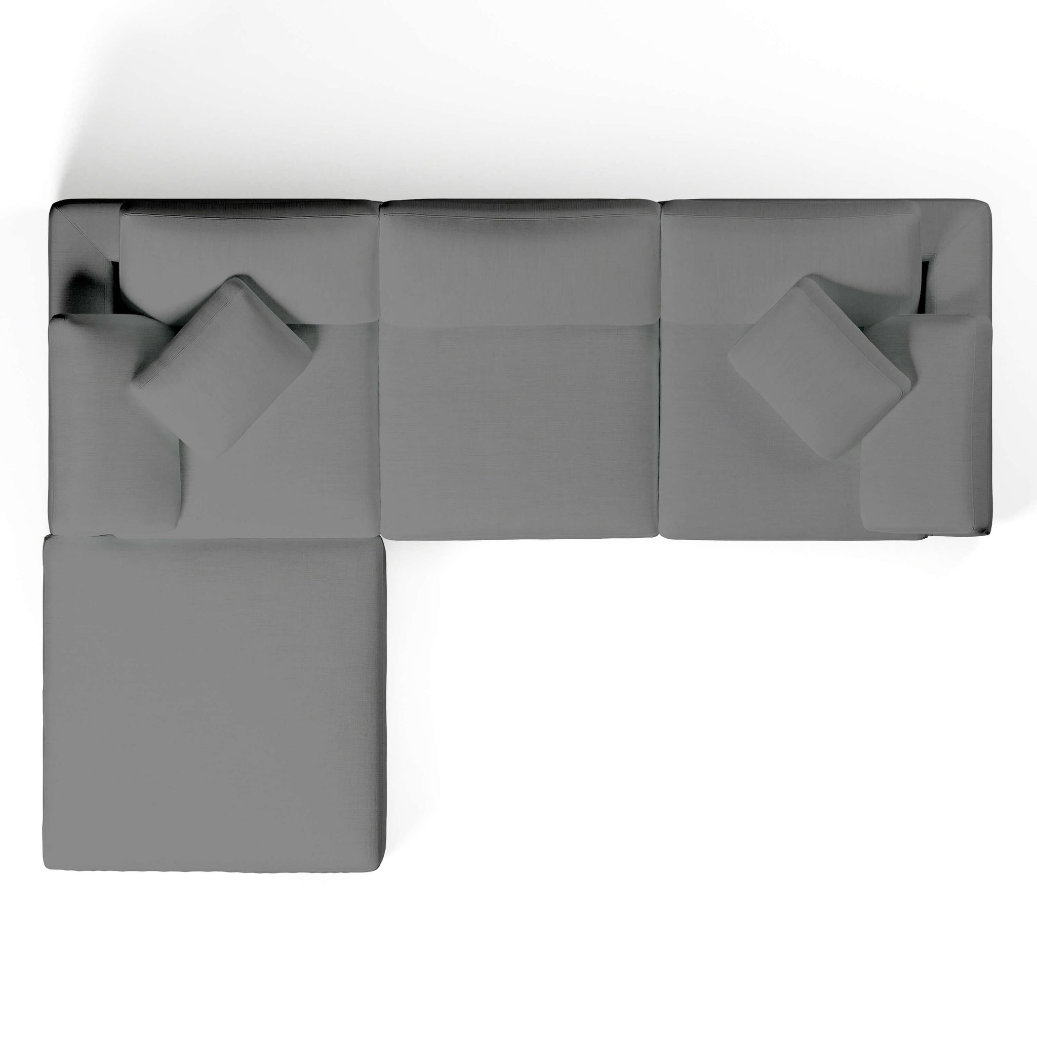 Comfy Modular Sofa - 3-Seater & Ottoman