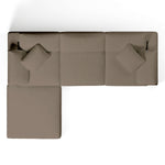 Comfy Modular Sofa - 3-Seater & Ottoman