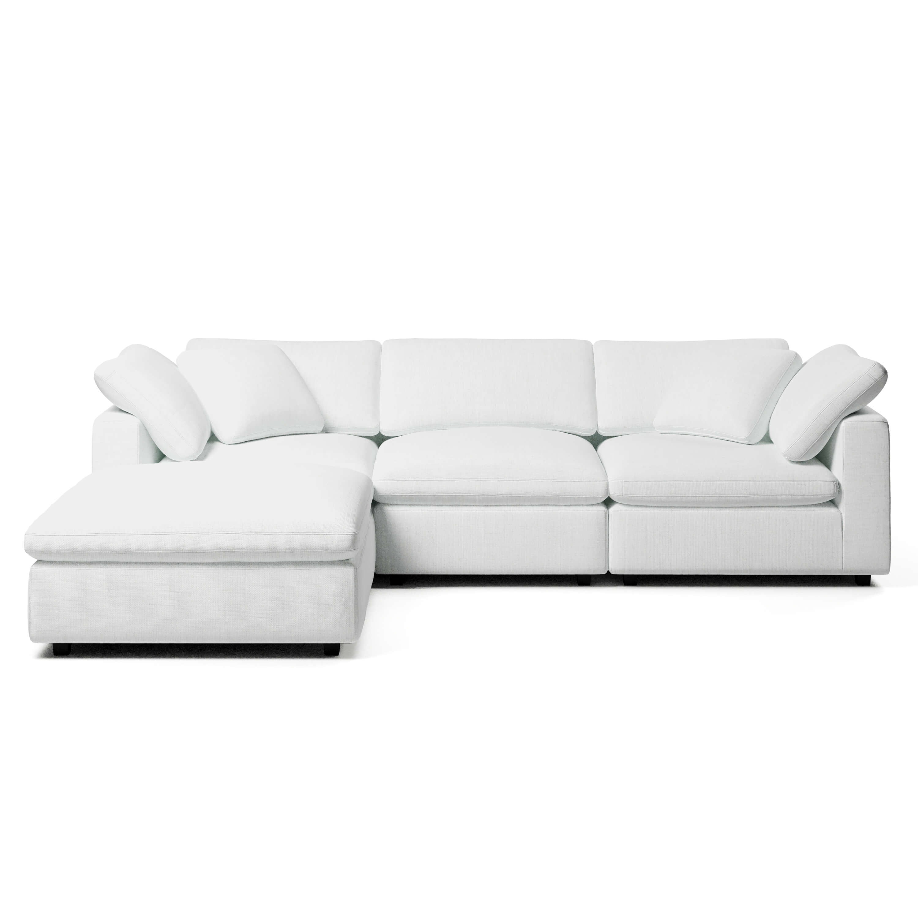 Comfy Modular Sofa - 3-Seater & Ottoman