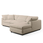White Chaise Sofa | Modular 3 Seater Sofa | Couch Haus
