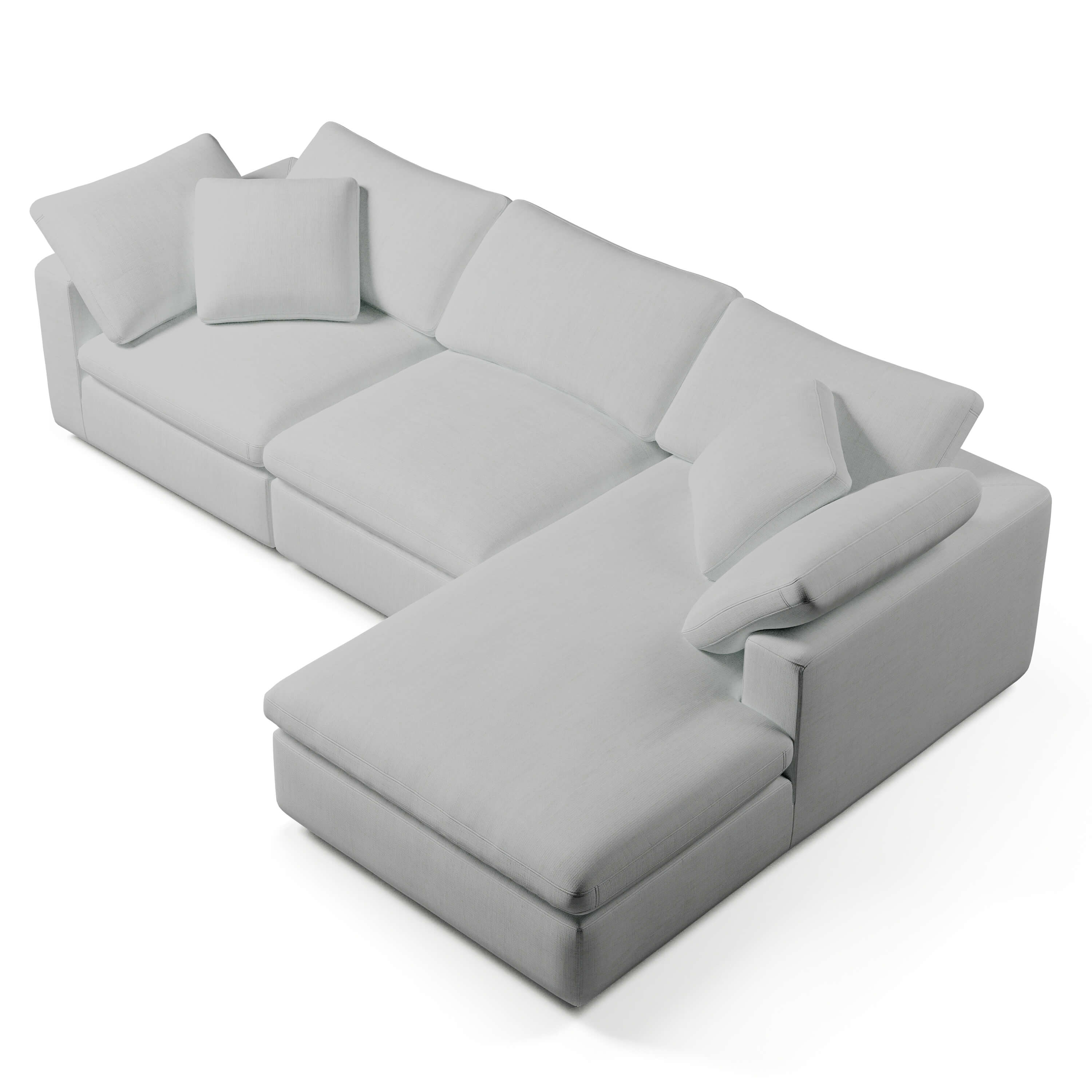 Comfy Modular Sofa - 3-Seater Chaise - Right Hand Facing