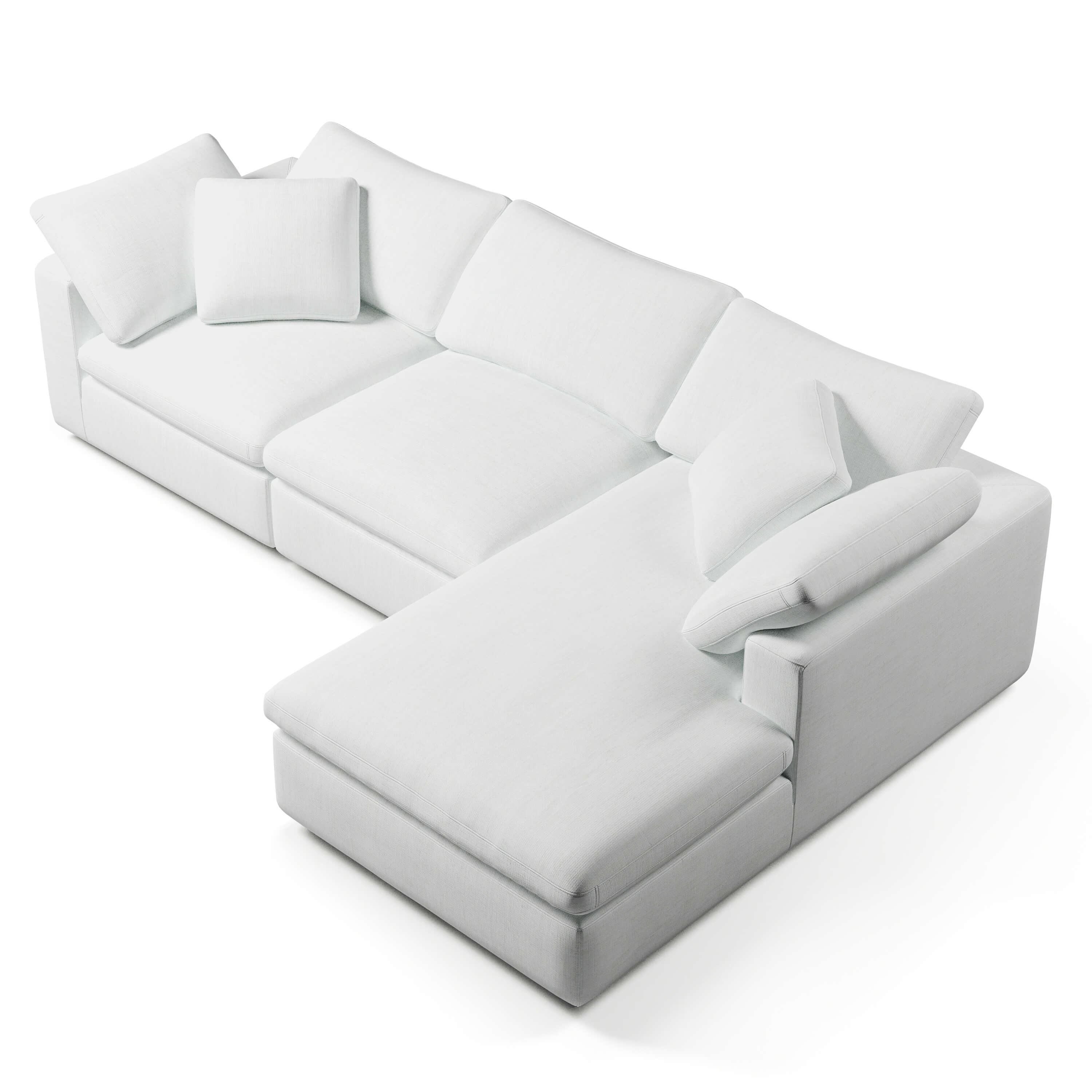 Comfy Modular Sofa - 3-Seater Chaise - Right Hand Facing