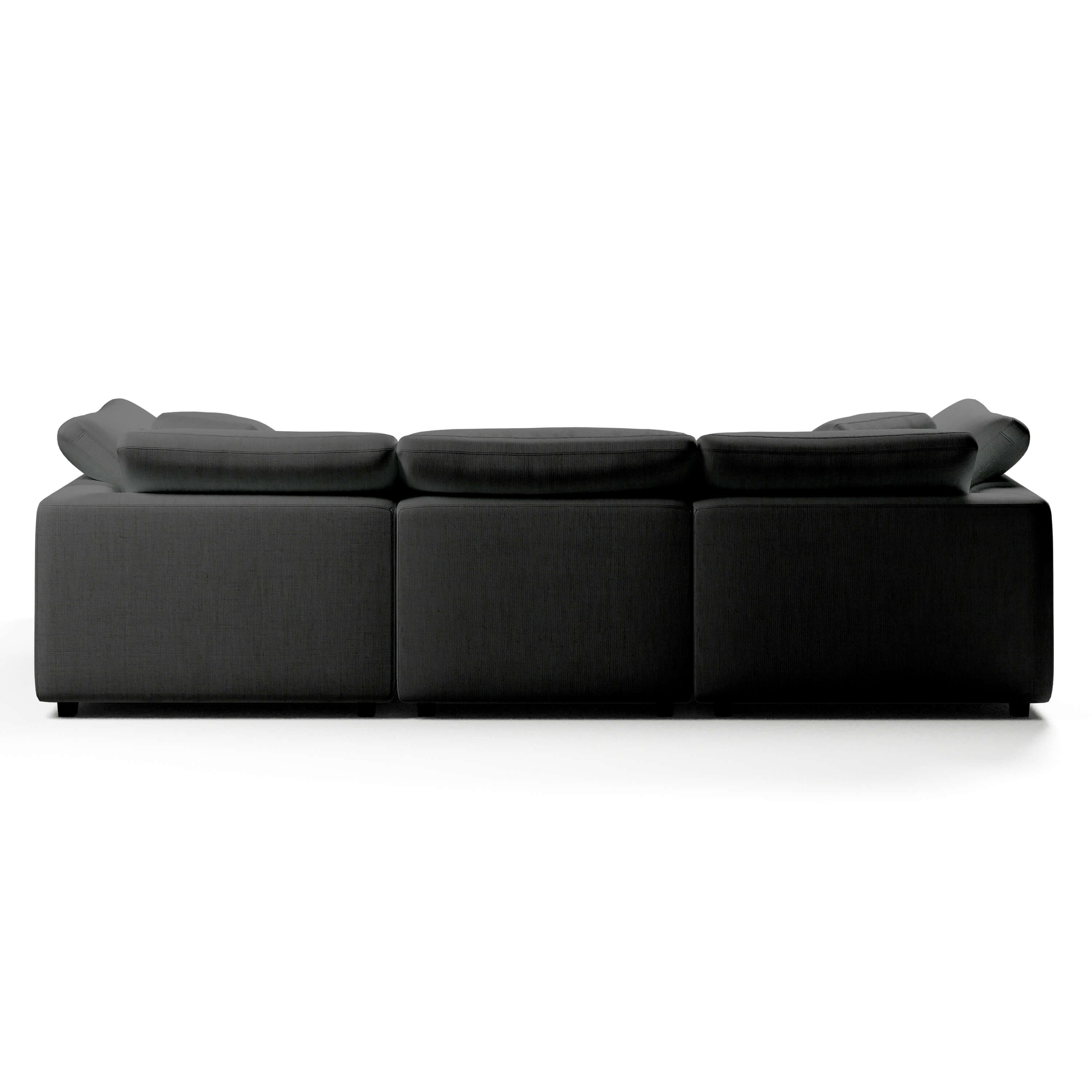 White Chaise Sofa | Modular 3 Seater Sofa | Couch Haus