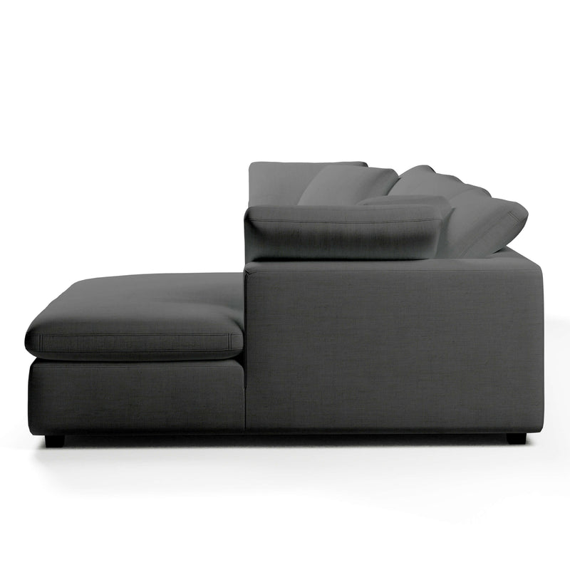 White Chaise Sofa | Modular 3 Seater Sofa | Couch Haus